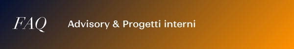 faq advisory e progetti interni