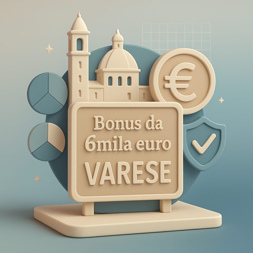 Città Varese con un cartello con scrittoPer attrarre nuovi residenti, la Camera di Commercio di Varese ha stanziato un contributo fino a 6.000 euro per chi si trasferisce. bonus di 6mila