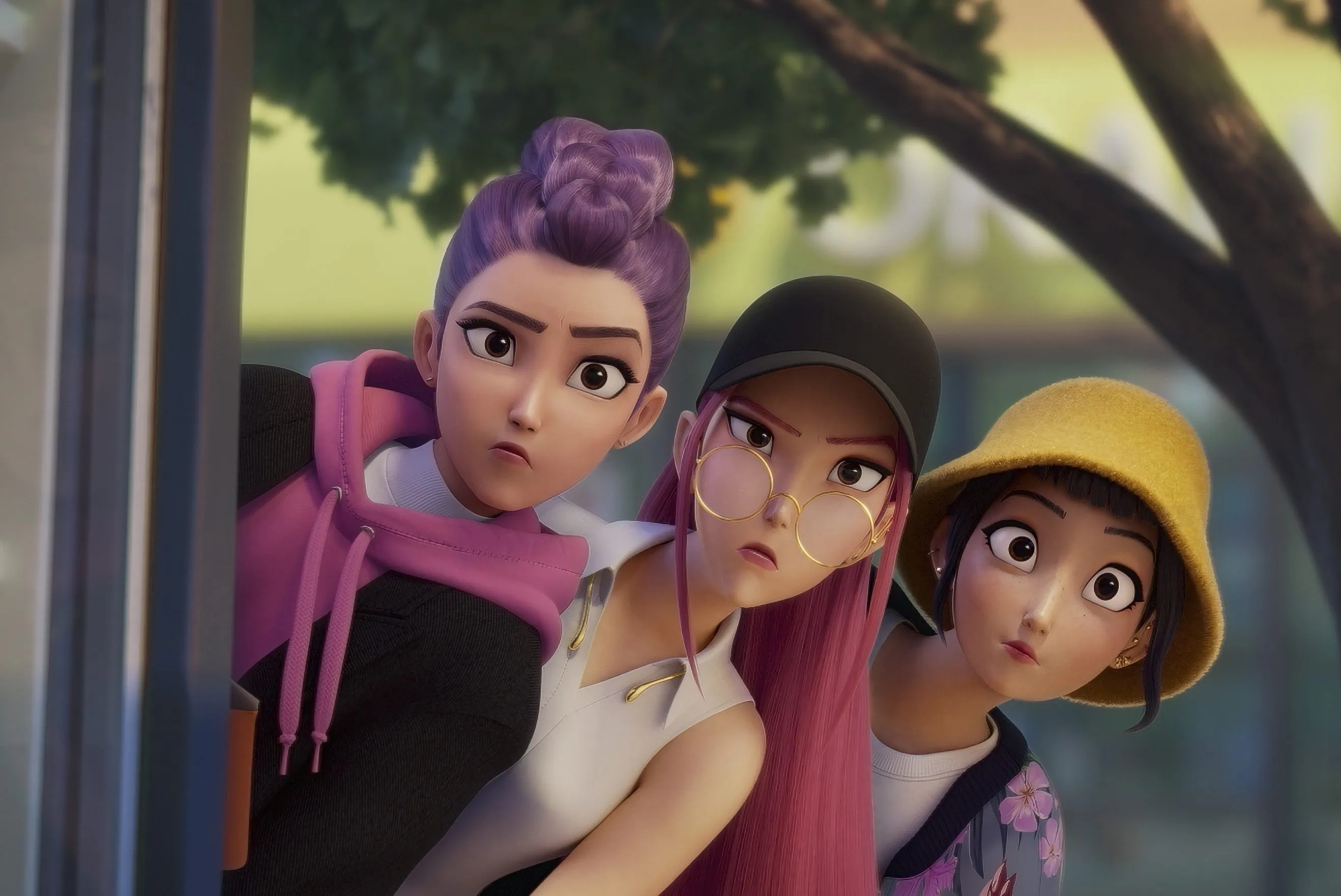 le protagoniste del gruppo K-Pop Demon Hunters