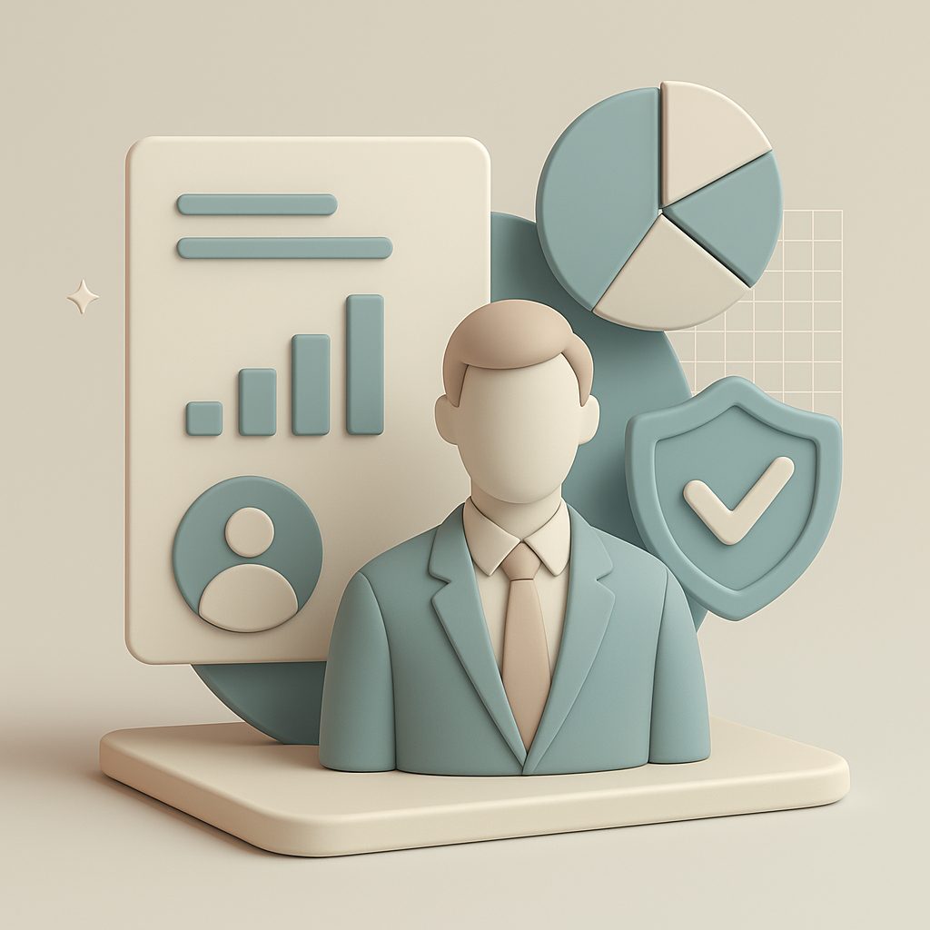 consulente con analisi aziendale