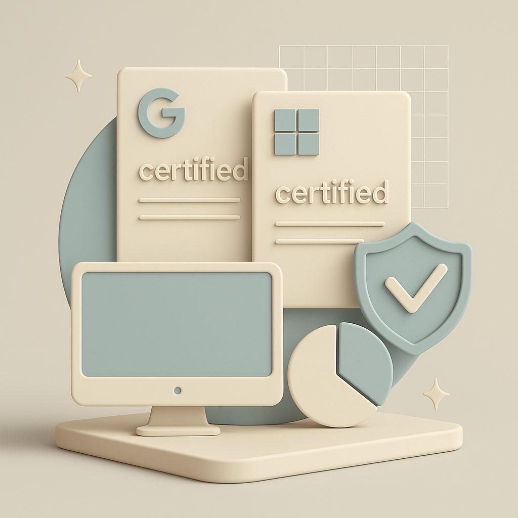 certificati con computer