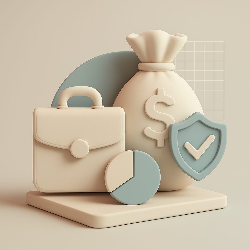 valigetta da lavoro con soldi