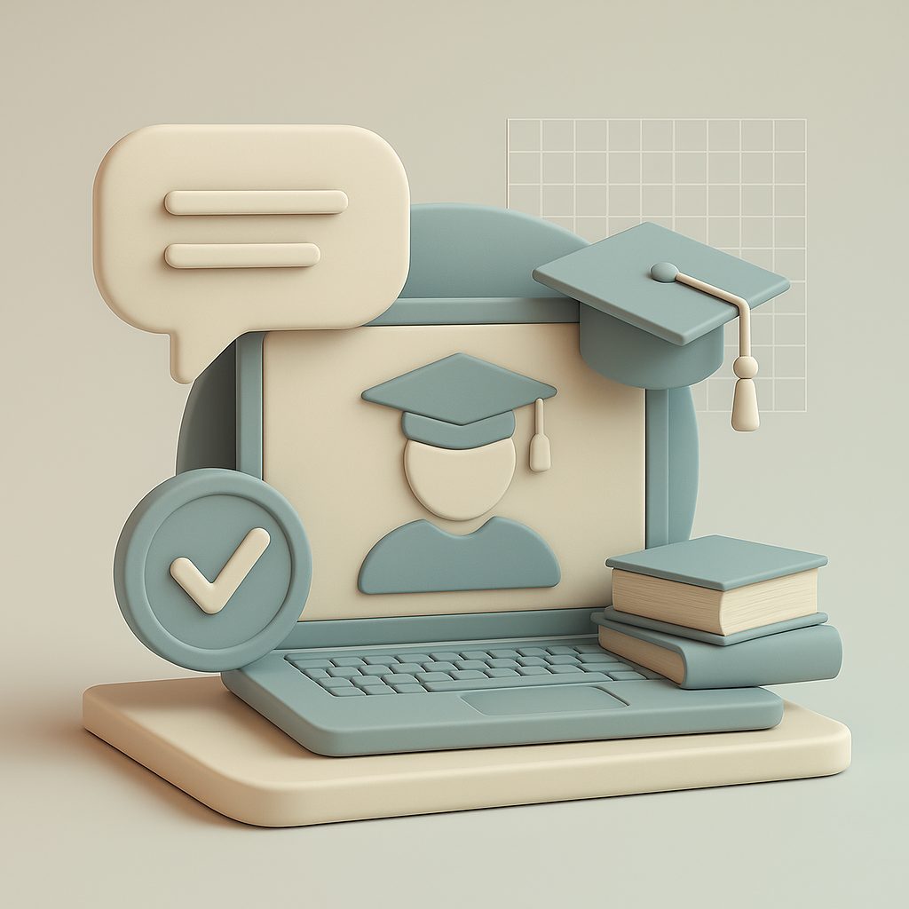 corso online su un computer