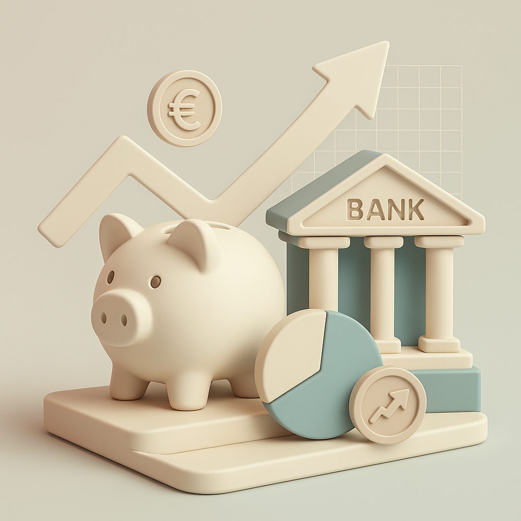 banca e salvadanaio
