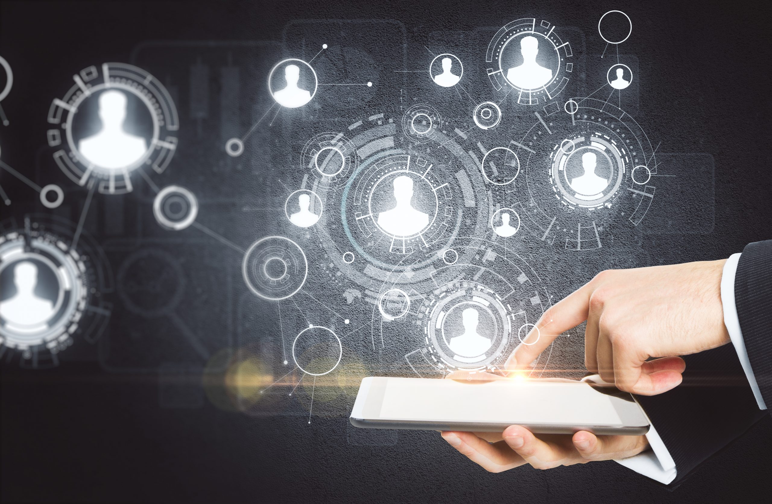 rete digitale di potenziali clienti