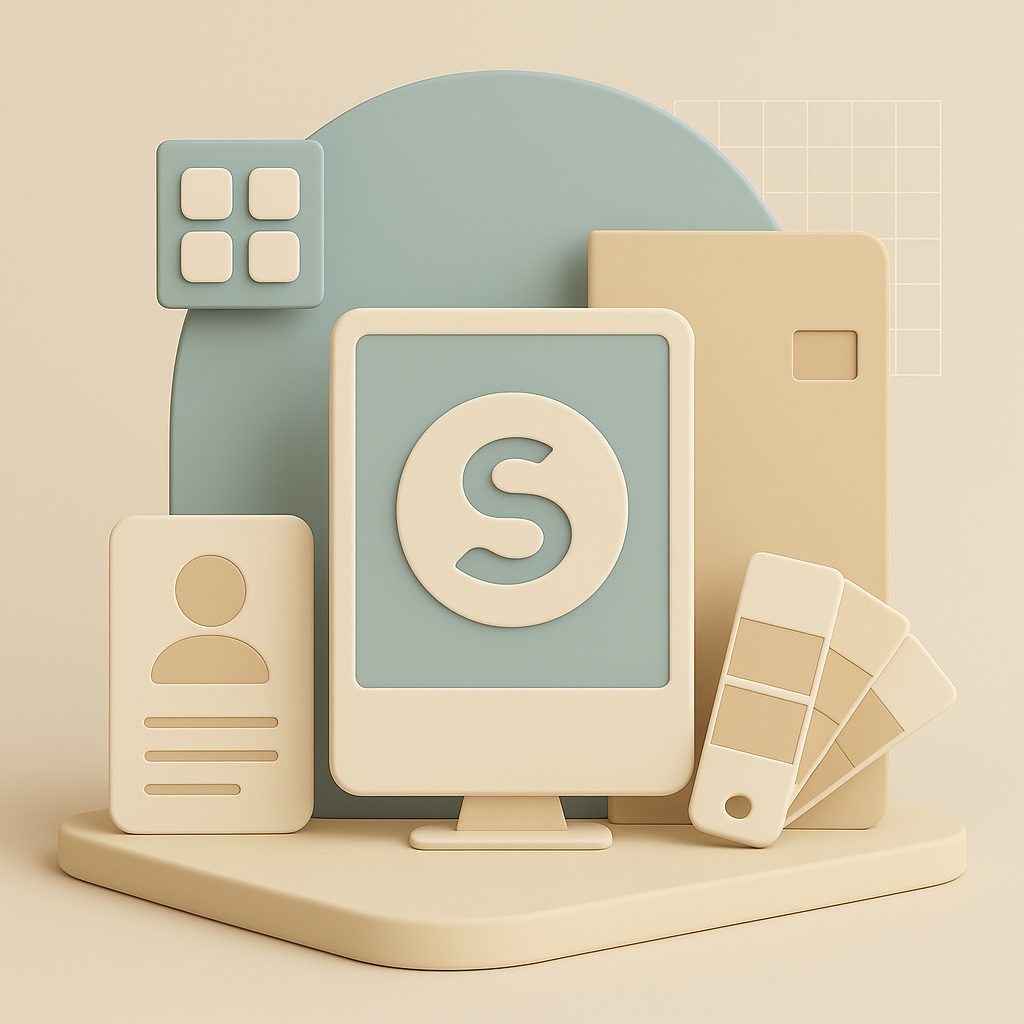 Logo personalizzato in costruzione