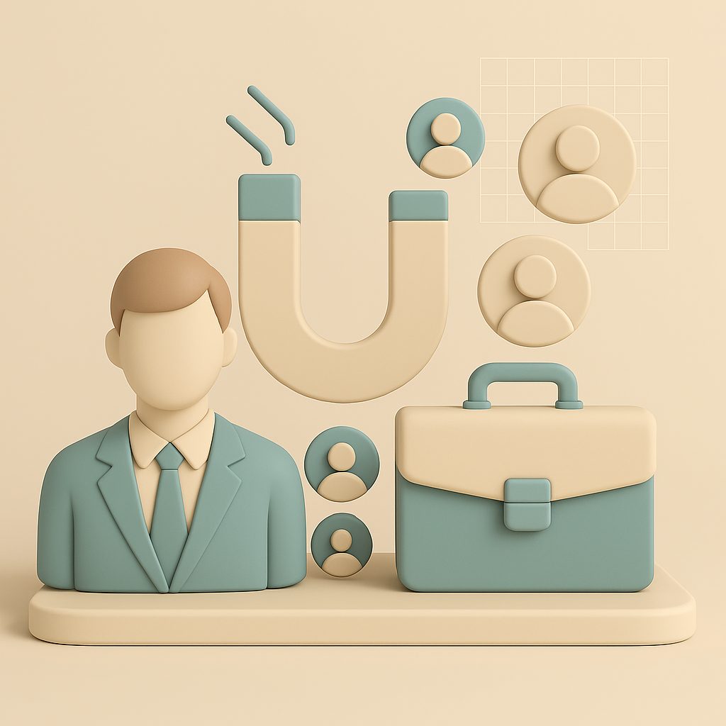 attrarre clienti con magnete