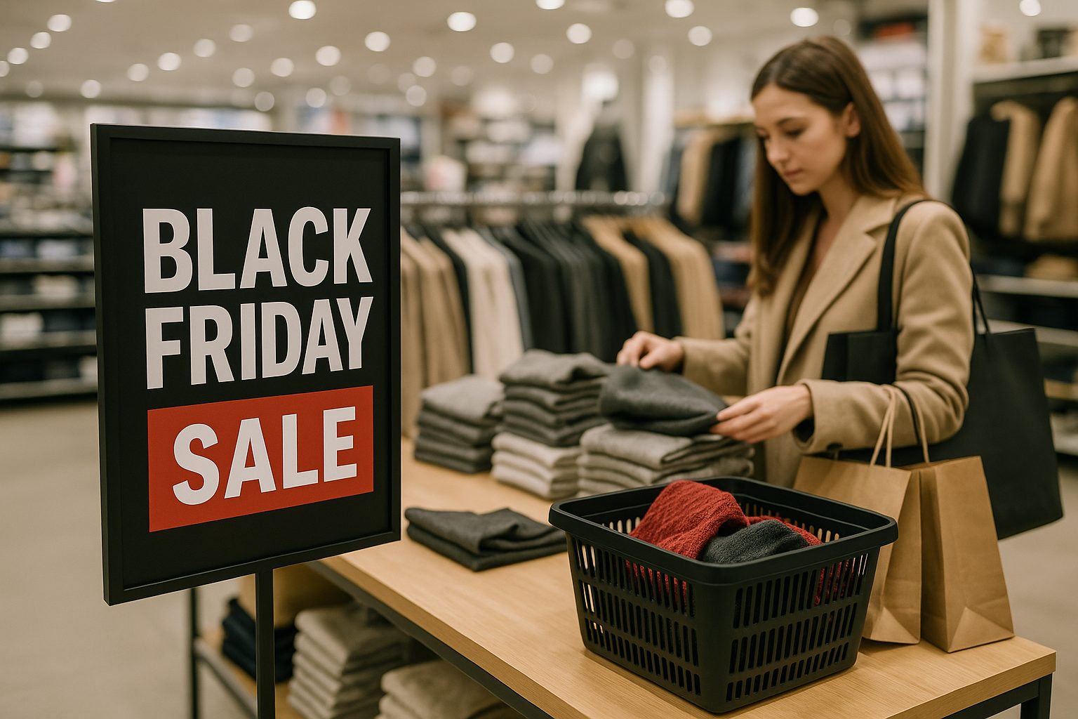 negozio nel Black Friday