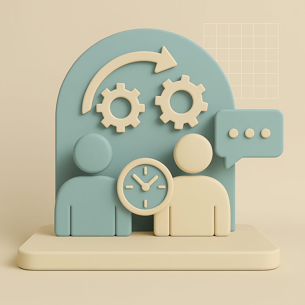 due persone che si organizzano