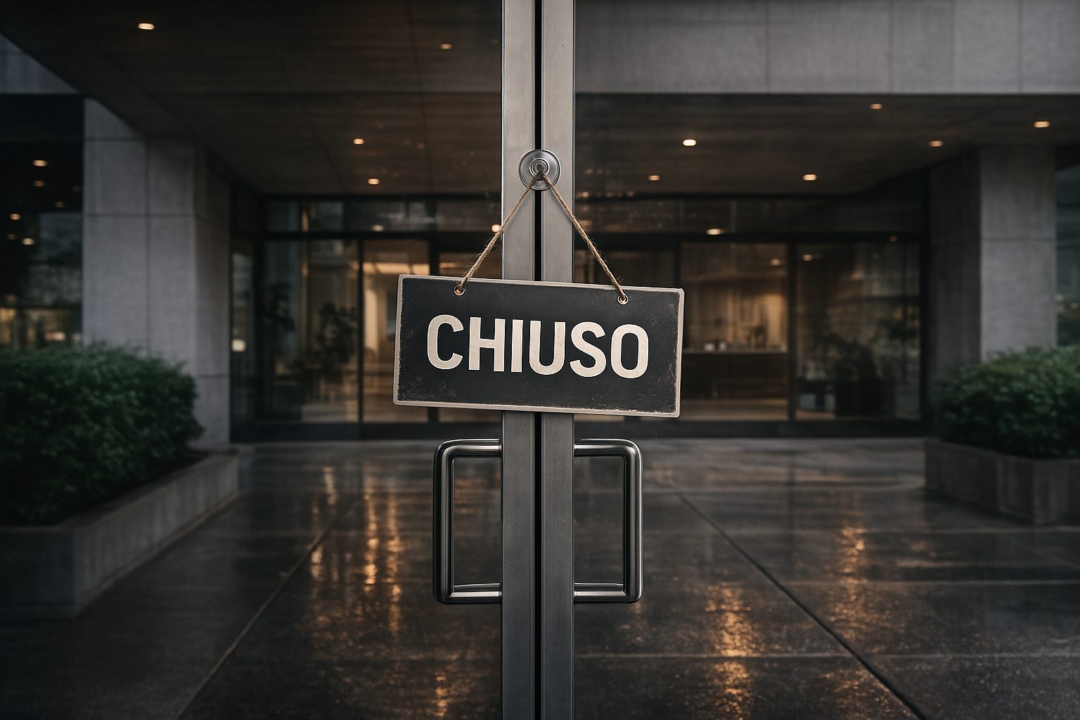 azienda chiusa