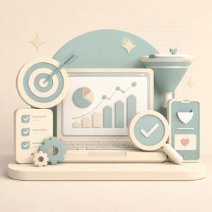 computer con analisi kpi