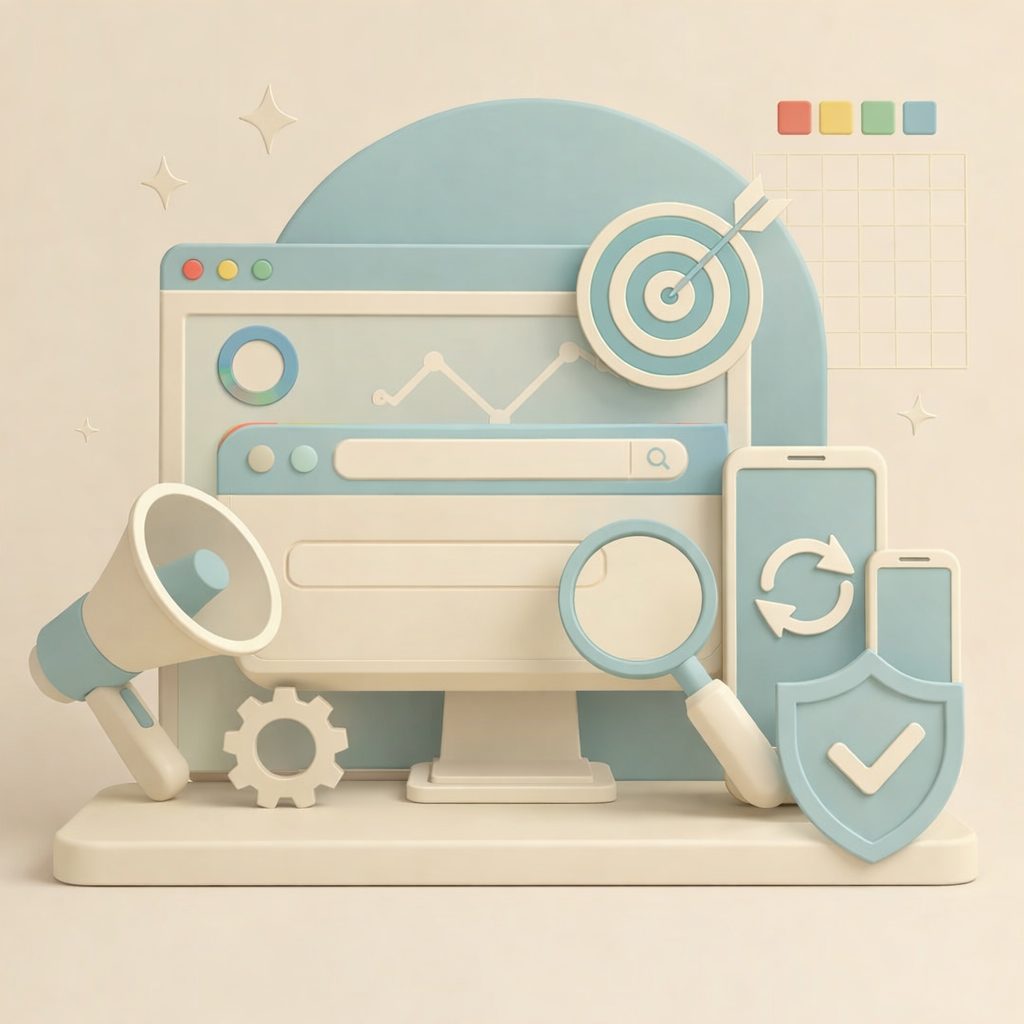 digital marketing al computer