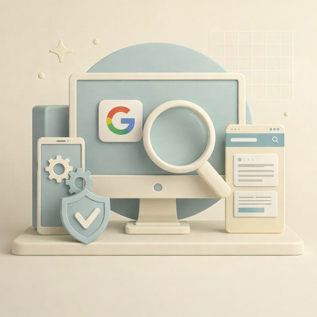 computer con google