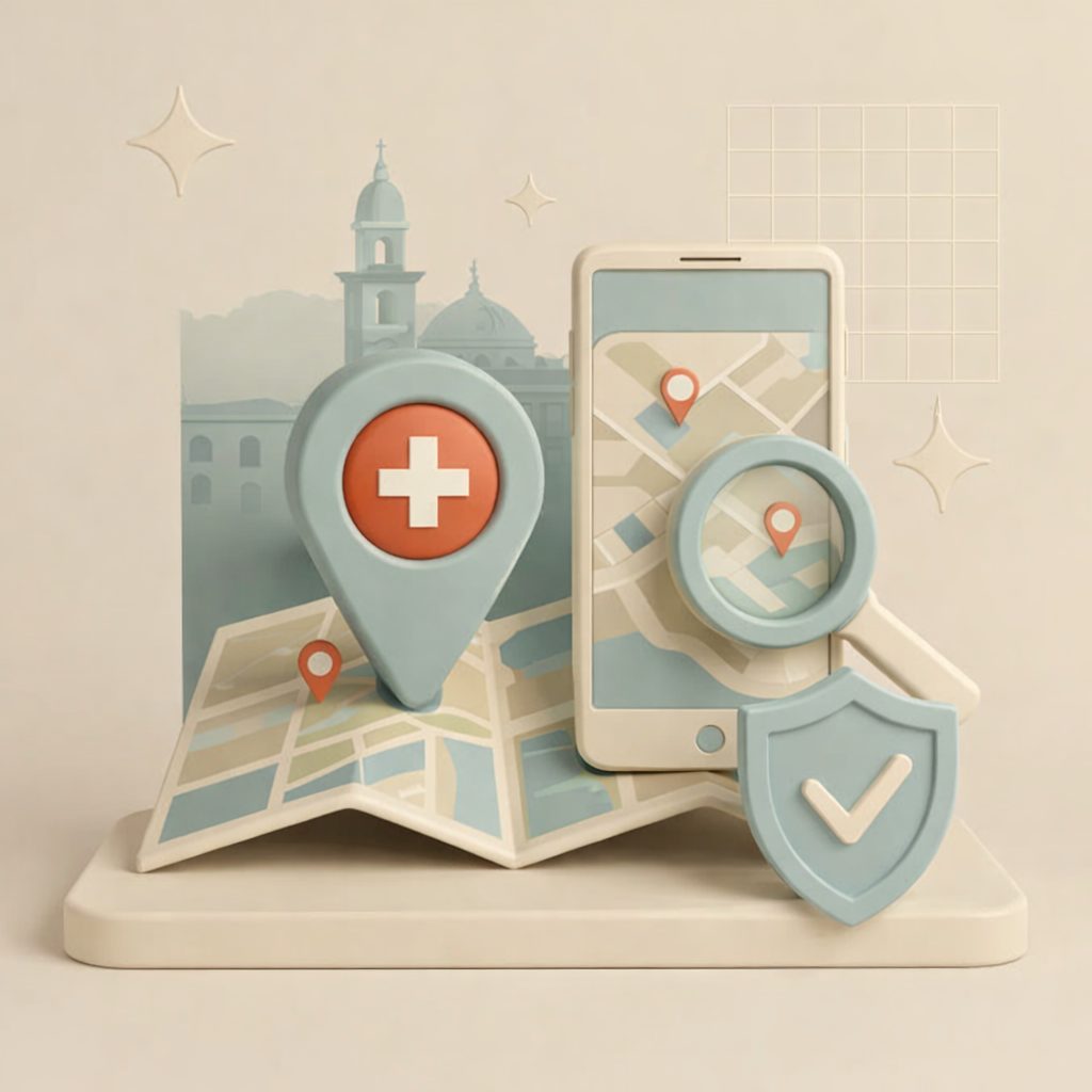 SEO locale Lugano con mappa