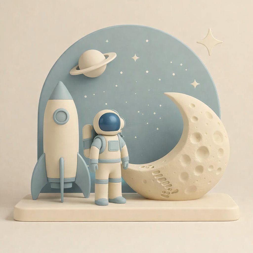 l’uomo torna verso la Luna