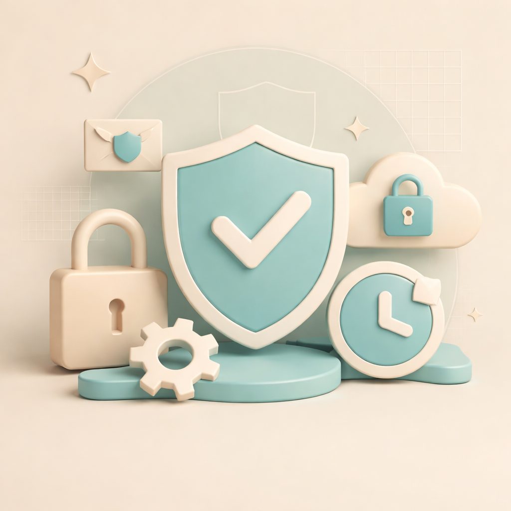 Cybersecurity aziendale, lucchetto e scudo