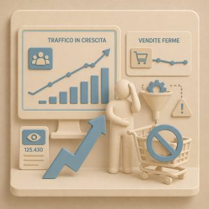 Traffico in crescita grafico,