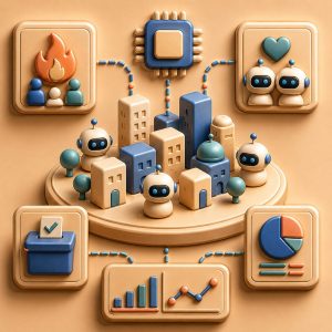 AI in una città virtuale