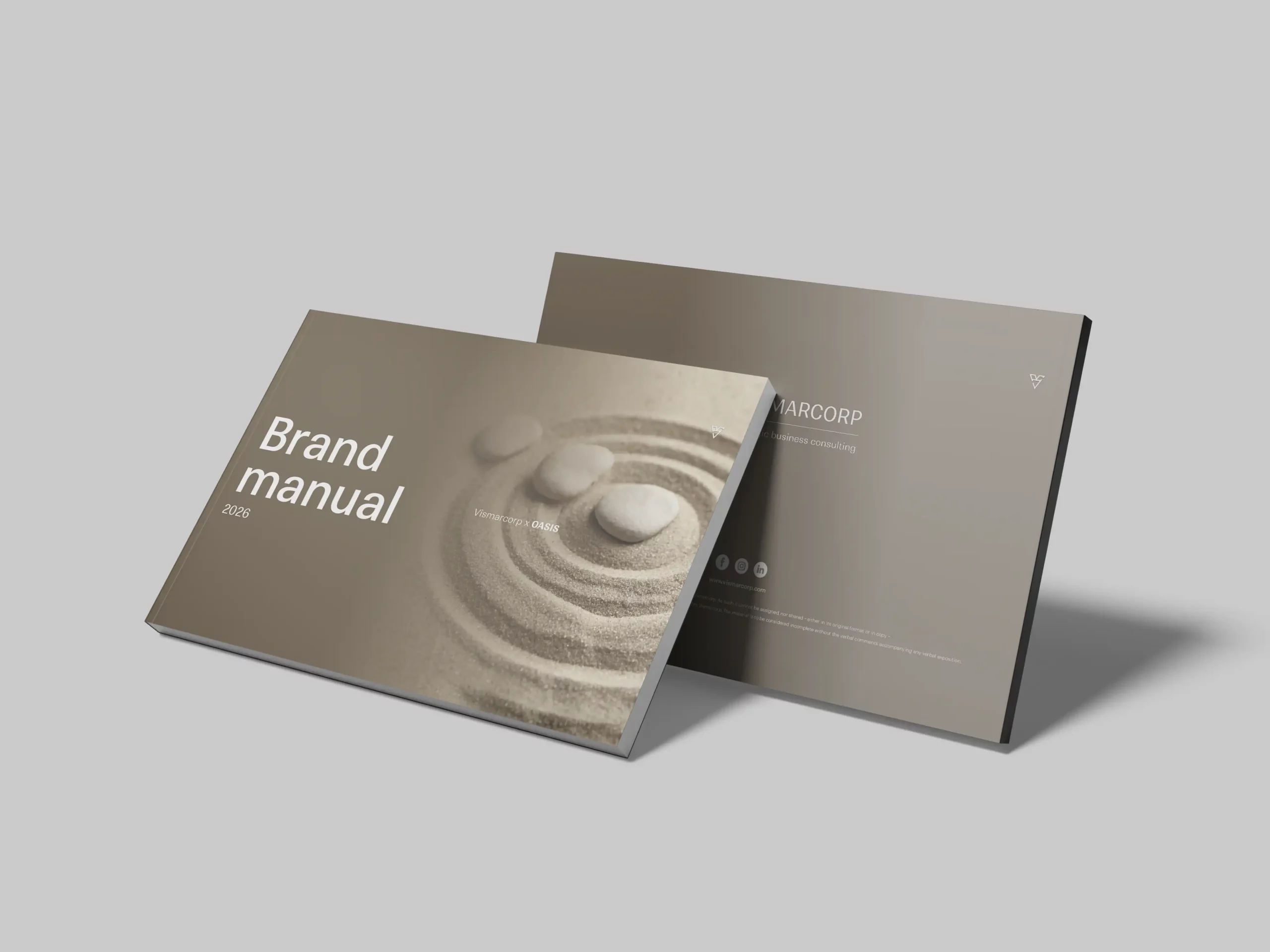 oasis - brand manual mockup